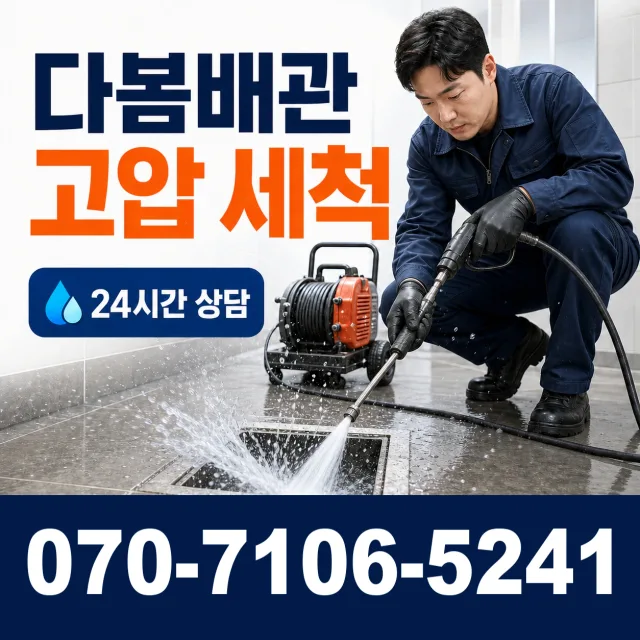 아산면 주진리 배관고압세척 상담 이미지 4